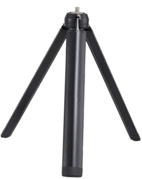 jojofuny Aluminum Mini Tripod Camera Grip Selfie Stick Portable Phone Tripod Stand for Smartphones Soft Pads