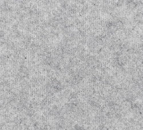 Internethandel Pfordt Teppichboden Nadelfilz Grau, 500x200 cm, robuster Nadelvlies Bodenbelag, Meterware für Wohnbereiche, Ausstellungen und Messen