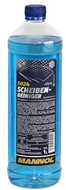 MANNOL 5024 Scheibenreiniger 1 Liter Frostschutz Antifrost, Konzentrat, bis -70°C, Zitrusduft, Gebrauchsfertiger Reiniger, Kraftvoller Auto Scheibenwischwasser, Glasreiniger Auto, für den Winter