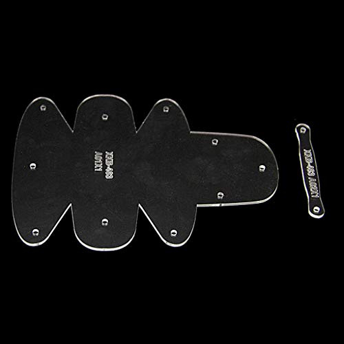 Transparente Acryl-Leder-Bastelschablone, modische Tasche, Geldbörse, Leder, Schnittmuster, handgefertigte Taschenschablone
