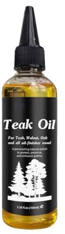 Holzpflegeöl – 100 ml Hartholzboden-Polierer, nicht fettender Restaurator, Hartholz, leicht zu absorbieren, Holzpflege, Teaköl für Holztisch, Schreibtisch, Schrank