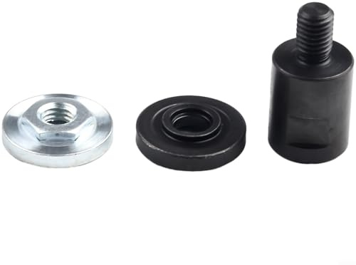 ZWEquipint Winkelschleifer-Adapter-Set, Elektrowerkzeug-Adapter-Set mit Platte für Winkelschleifer, Polierpads, Trennscheiben, Bohrer-Bits, Zubehör (auf M10-Set)