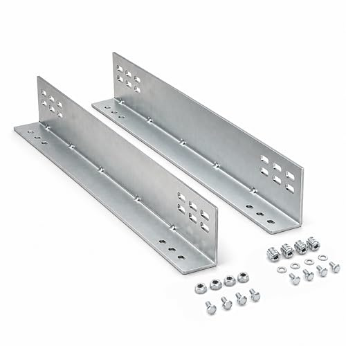 Bodenmontage für Schwerlastauszug 76mm - Montagewinkel für Auszug - Winkelset (Winkel für: 150cm Auszug)