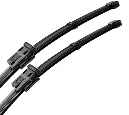 HERTC Scheibenwischer Vorne für VW Touran 5T 2015-2020 28 + 16, Wischerblatt Vorne Dauerhaft Austauschbar Wiper Blade Autowischer Scheibenwischerblatt