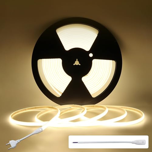 COB LED Streifen 230V 10m Neutralweiß 4000K IP67 dimmbar