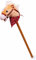 small foot Steckenpferd Rocky, mit Pferdekopf aus weichem Plüsch, mit praktischem Halfter zum Lenken, 4151, Mehrfarbig/Meereswellen (Ocean Tides)