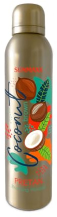 SUNMAXX Coconut Brown Pre Tan - Bräunungsbeschleuniger mit Selbstbräuner, Bronzing Mousse, Hautpflegend mit Kokos-Ananas-Duft, für jeden Hauttyp, dermatologisch getestet, 150 ml