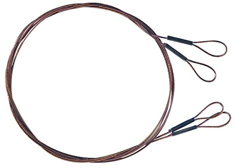 Balzer 1x7 Niroflex mit 2 Schlaufen 70cm 12kg - Stahlvorfach