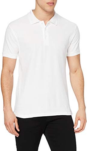 Fruit of the Loom Premium Mens Short Sleeve Polo Shirt (3XL) (White)