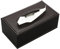 KINGFOM Porta fazzoletti in Pelle, 25 x 14 x 9.5CM,Marrone
