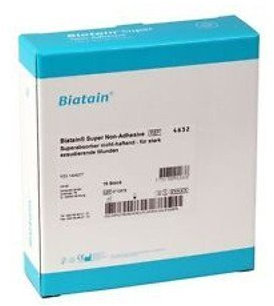 Coloplast D350 Biatain Non-Adhesive Dressing, 10cm x 10cm, Pack of 10
