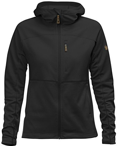 Fjällräven Damen Abisko Trail Fleece W_89589 Jacket, Schwarz, XS