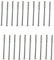 Fasteners-Store 20 M3-Verbindungsschrauben und Schraubenhülsen, zur Fixierung von Türgriffen, Knäufen, usw. (Silber, 3 mm x 20 mm)