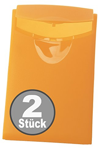 HAN Visitenkarten-Etui COGNITO, für 20 Visitenkarten (2, transluzent-orange)