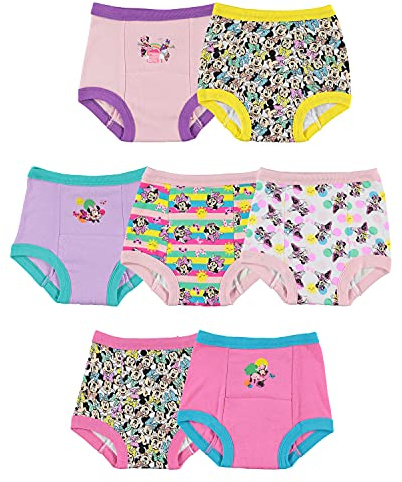 Disney Baby-Mädchen Kleinkind, Trainerhöschen, aufs Töpfchen gehen (7er Pack)