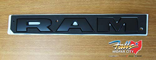 Mopar Dodge Ram 1500 schwarzes RAM-Logo-Aufkleber für Namensschild