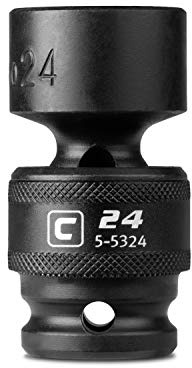 Capri Tools 24 mm Universal Impact Socket, 1/2-Inch Drive, 6-Point, Metric
