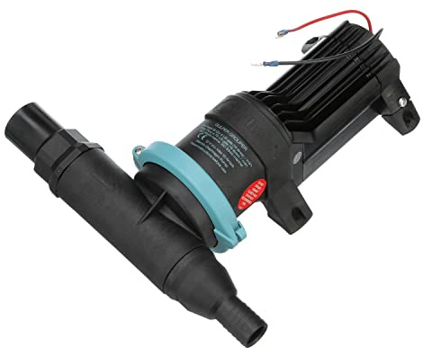 Whale BP4672 Gulper Grouper Mk 2 Fishbox Discharge Pump, Evacuation Pump for Fishbox, Livewell or Baitwell, 12V DC, 10 Amps, 1 Inch/1 ½ Inch Hose Connections, 4.75 GPM Flow Rate