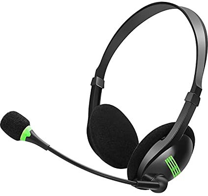 Afaneep Casque Micro PC avec Micro, Casque USB Antibruit Stéréo Casque Casque Audio Filaire d'ordinateur Contrôle du Volume contrôle en Ligne avec Sourdine pour Skype, Zoom, PC, Téléphone