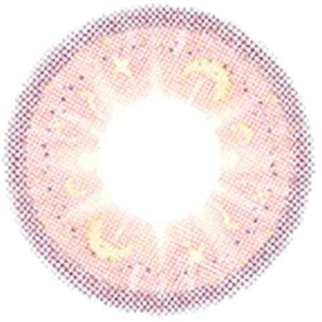 Matlens – EOS lenti a contatto colorate senza gradazione rosa rosa luna river 2 lenti 1 contenitore per lenti a contatto 1 prodotto per la cura 50 ml
