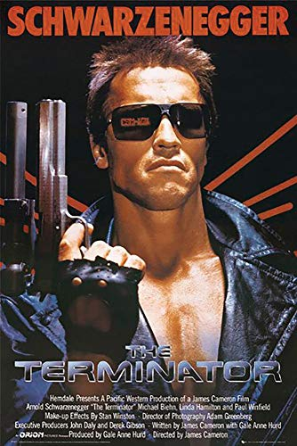 Close Up Terminator Poster (61cm x 91,5cm) + 1 Traumstrand Poster Insel Bora Bora zusätzlich