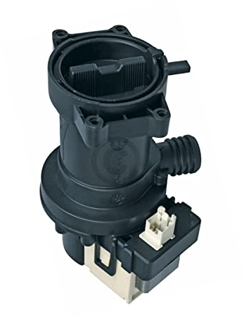 ensipart Ablaufpumpe kompatibel mit mit Whirlpool 480111100786 461974644711 Pumpe mit Pumpenkopf und Sieb für Waschmaschine kompatibel mit C00310955