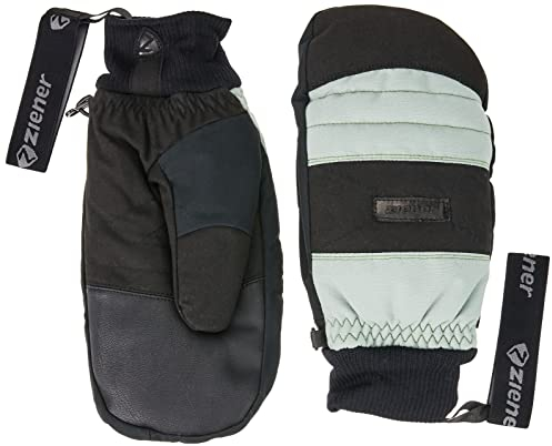 Ziener Herren GENDON Ski-Fäustling/Wintersport | atmungsaktiv, wasserdicht, trendig, Gray Seal Ripstop, 7