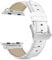 MaKTech Leather Strap Crocodile Section Pattern Compatible with Apple Watch Series 10/9/Ultra 2/SE/8/7[2024] (46mm/45mm/44/49mm,White)