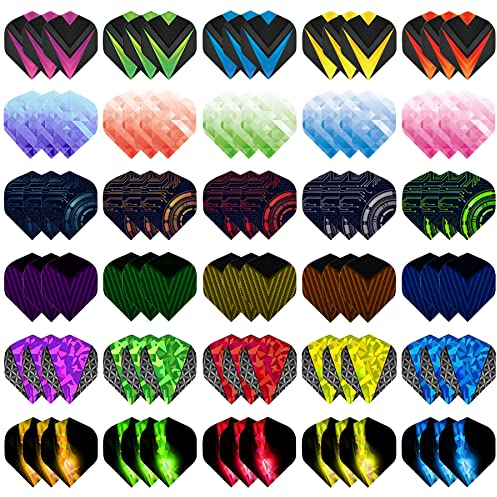 BIPY 90 Stück/Packung Dart Flights Harrows Zubehör Kit 3/Set Federschwanz Flügel Flug Outdoor Sport für weiche Stahlspitze Darts Perfektes Zubehör Ausrüstung Zubehör für Dartspiele