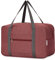 für Ryanair Handgepäck 40x20x25 & Klein Handgepäck Tasche für Flugzeug - Faltbare Reisetasche Damen & Weekender Damen - Handgepäck Koffer 20L (Tiefes Rot)