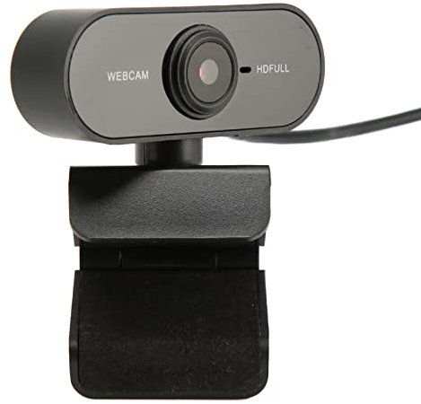 Caméra Web, 90 Degrés Grand Angle 1080P HD USB Ordinateur Caméra Webcam, avec Micro, pour Appels Vidéo Conférence Streaming