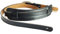 Ferleiss Gitarrengurt für E-Gitarre, langlebig, Leder und Metall, verstellbar, Vintage-Stil, Schwarz