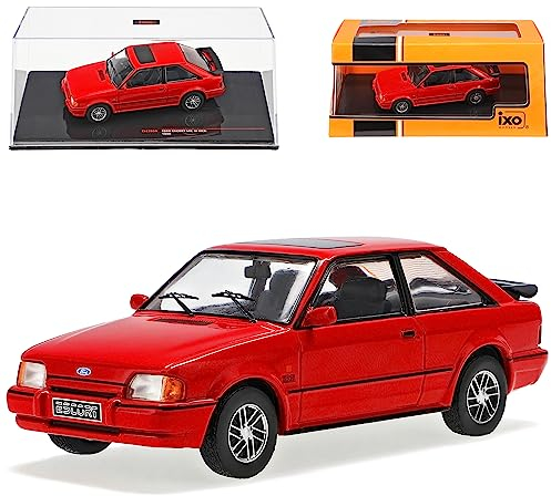 Ixo Ford Escort MKIV XR3i Rot 3 Türer 4. Generation 1986-1990 1/43 Modell Modell Auto