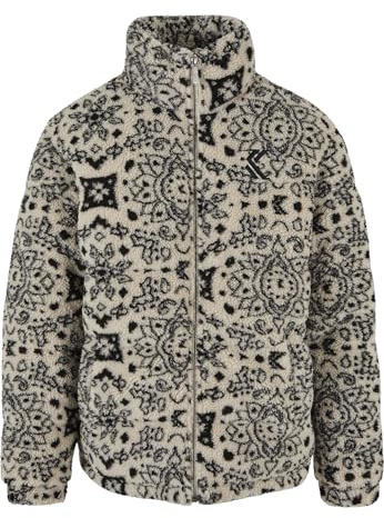 Karl Kani Damen KM233-024-1 KK Og Paisley Teddy Puffer Jacket