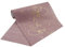 100%Mosel Runner da Tavola in Pile, in Rosa Antico, Palline di Natale in Oro (20 cm x 5 m), Runner decorativo, elegante Decorazione da Tavola per Natale e Avvento