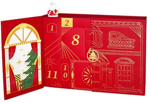 awakentti Scatola per calendario dell'avvento di Natale, portatile, per conto alla rovescia di Natale, ricaricabile, per bambini, adolescenti, donne