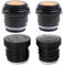 NOPOXA Tapones térmicos para botellas de vacío, tapas de taza de viaje, tapa de repuesto para botella de viaje al aire libre, camping