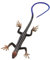 HONMEET Kniffliges Spielzeug Outdoor-Spielzeug Für Jungen Eidechsen-actionfigur Reptilienmodell Gefälschtes Eidechsenmodell Mini-eidechsen Reptilienfiguren Blaue Tiere Plastik