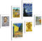 Novart Bilder Van Gogh Collage - KOMPLETT AUFHÄNGFERTIG - Bunt Wohnzimmer Schlafzimmer Flur - 6 Moderne Mood-Bilder - N034167a