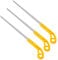 3 Pieces Outdoor Portable Hand Saw, Garden Small Hand Saw with Non-Slip Handle, Easy Cutting Pruning Saw for Gardening Camping Pruning Saw Cutting Wood