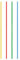 VEPATIM Lot de 50 pailles en papier extra longues multicolores Ø 8 mm 80 cm
