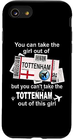 iPhone SE (2020) / 7 / 8 Tottenham Boarding Pass - Tottenham Girl - Tottenham Case