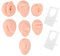 10 Stück Stilleinlagen, weiche, waschbare Stilleinlagen für Schwangerschaftskomfort, hochsaugfähige, wiederverwendbare Stilleinlagen mit Rückseite für empfindliche Haut (Light Beige)