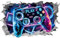 Naapesi 3D Wandtattoo Gamer, Gaming Controller Wandtattoo, Wandtattoo Junge Teenager, Bunte Gamer Poster, Videospiel Wandstikcer, Gamer Wandaufkleber für Jugendzimmer Spielzimmer Wanddeko, 40 x 60 CM