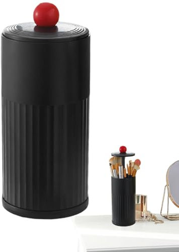 Organizador de brochas de maquillaje portátil, recipiente para brochas de maquillaje, organizador de brochas de maquillaje a prueba de polvo, organizador de brochas de maquillaje resistente al agua