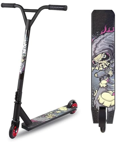 Aragallant Stunt Scooter, Kickscooter Tretroller 360° Verstärkte Lenkung Robuster Funscooter mit ABEC 9 Kugellagern, Kickscooter 100 mm Alu Räder Stunt Roller Trick Roller Für Kinder Erwachsene