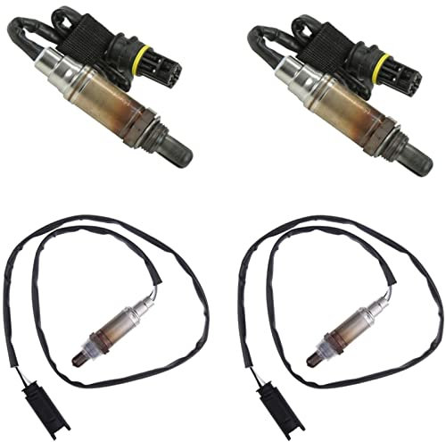 OXANC 4-TLG. O2-Sauerstoffsensor Upstream und Downstream, Autozubehör aus Metall + Kunststoff, für BMW 323i 325i X3 X5 E39 E46 Z3 Z4