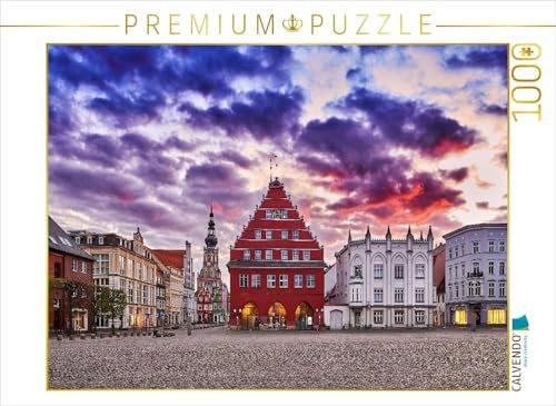CALVENDO Puzzle Historische Pracht in Greifswald | 1000 Teile Lege-Größe 64 x 48 cm Foto-Puzzle für glückliche Stunden