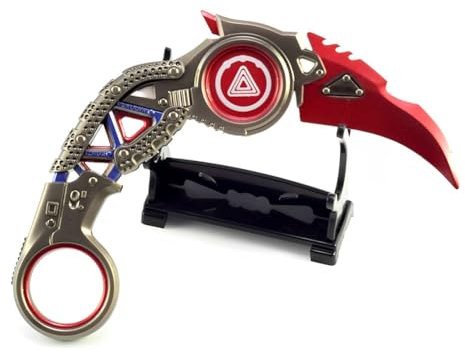 Huadafun APEX Heirloom Raptor Claw 5,9 Zoll, Vollmetall-Spiel-Requisiten, Modellsammlung, Geschenk, Büro-Schreibtisch-Dekoration, Geburtstage, Teenager, Kinder, Freunde