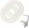 WeddHuis 2 Pièces 63mm×33mm Joints Toriques en Silicone Transparent pour Évier, Joint de Rechange pour Bonde D'évier 63mm